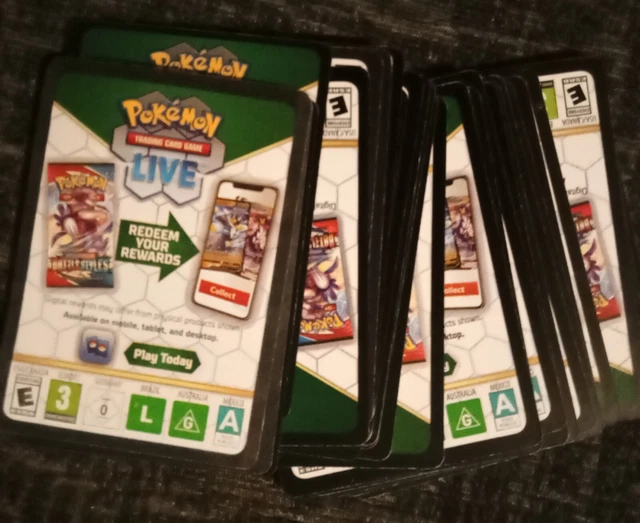 26 Crown Zenith Pokemon TCG Online/LIVE Code Karten + Promo Codes