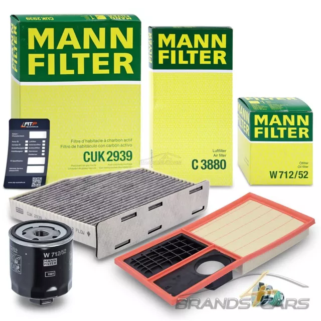 Mann-Filter Inspektionspaket Filtersatz A Für Vw Golf 5 1K 6 5K Aj 1.4