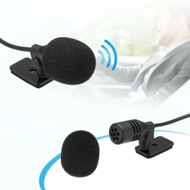 Schwarz 3,5 Mm Mikrofonauto -Radio -Stereo -Bluetooth Aktiviertes V1 Q1K7