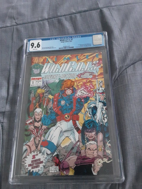 Wildcats #1 Cgc 9.6 Graded Image Comics 1992 1St Appearance! Jim Lee Cover & Art