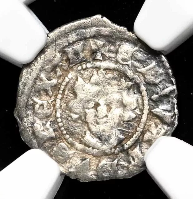 ENGLAND. Edward II, 1307-1327. Silver Farthing, London, S-1474, NGC VF20