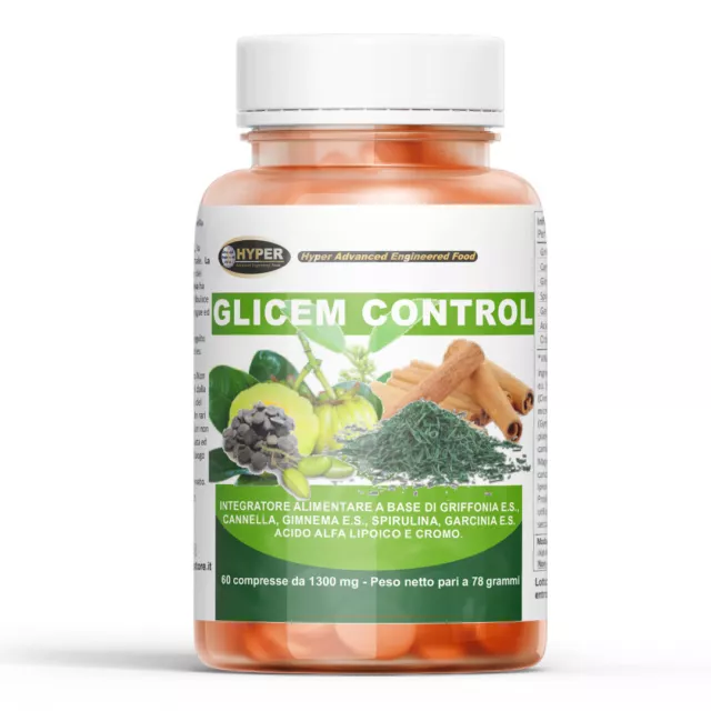 GLICEM CONTROL Integratore Ipoglicemizzante Alterazioni Glicemiche Glicemia