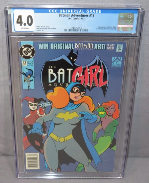 BATMAN ADVENTURES #12 (Harley Quinn 1st appearance) CGC 4.0 VG DC Comics 1993