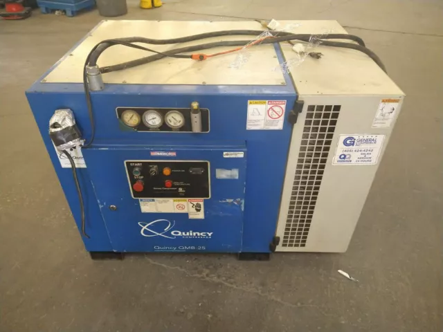 Quincy Qmb-25 Rotary Screw Air Compressor