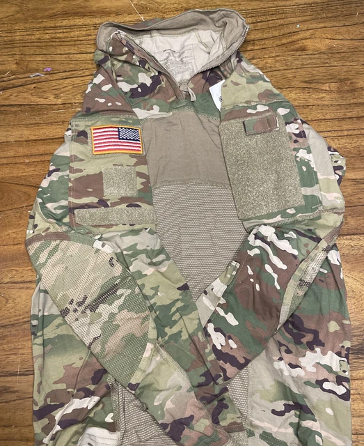 NWT US Army 1/4 Zip FR Combat Shirt OCP  Flame Resistant SZ LARGE