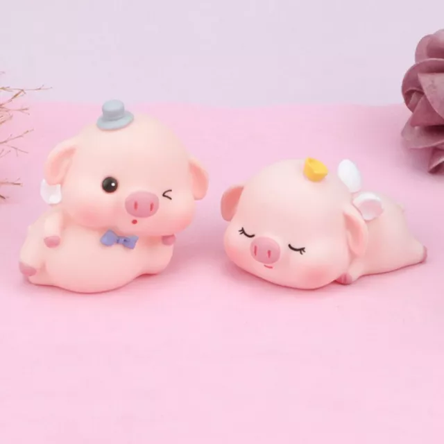 New Piggy Cartoon Car Interior Decoration Doll Cake Decoration Ornament