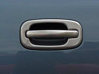 Chevrolet Suburban Suv 2000-2006 Tfp Brushed Door Handle Cover - 2 Keyhole