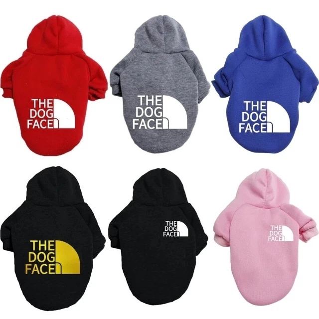 Puppy Dogs Hoodies Winter Pets Coat Fashion Cotton Jacket Face Soft Warm Clothes