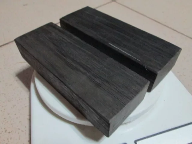 2pcs lot Bog Oak morta wood Woodturning/ (50*29*135mm) 1000-5800 Years Old
