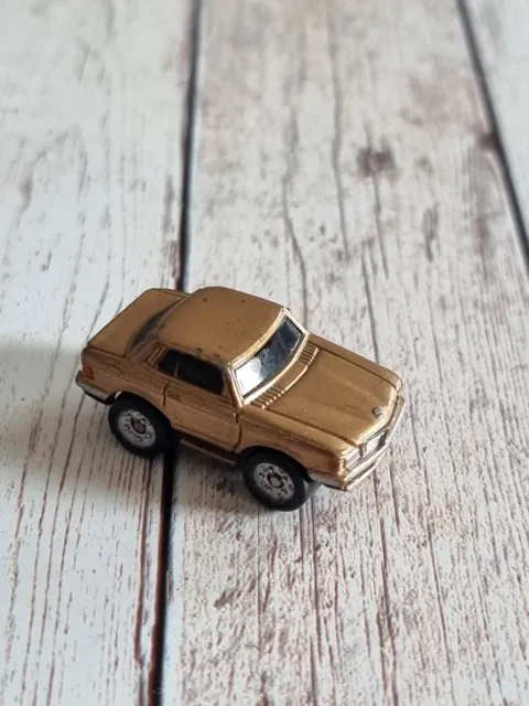 Micro Machines Mercedes-Benz 450SLC Car Galoob Toy Gold Black