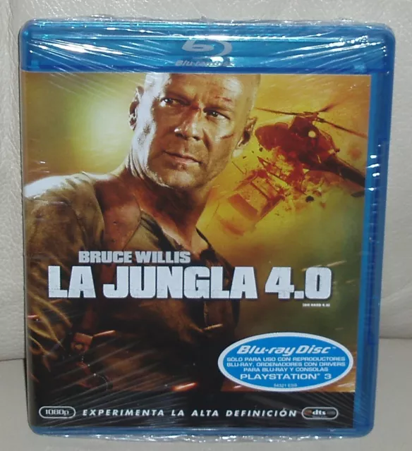 La Jungla De Cristal 4 Precintado Blu-Ray Nuevo Accion Aventuras (Sin Abrir) R2