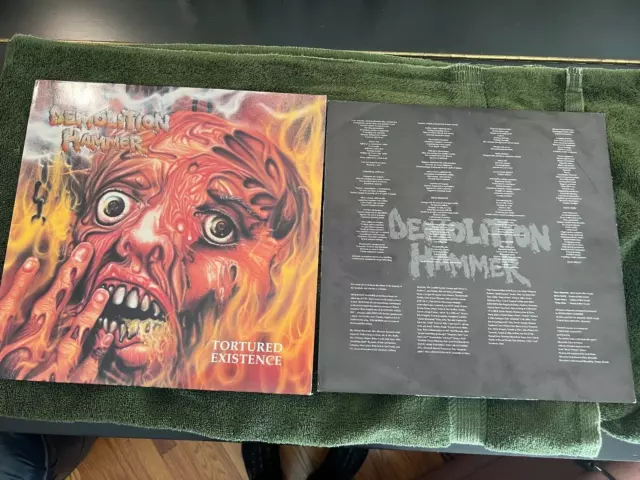 1990 Demolition Hammer Tortured Existence first press LP 08-9713-1