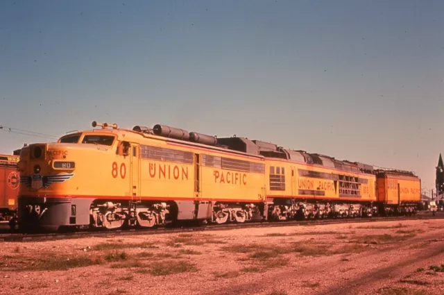 T: Duplicate Slides (2) UP Union Pacific Coal Turbine #80+80B