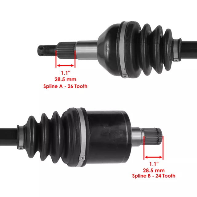 Rear Right CV Joint Axle for Can-Am Outlander Max 400 4X4 Xt EFI 2009-2015 3