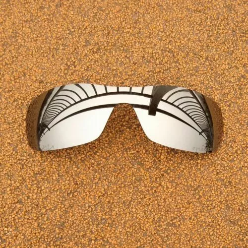 US Polarized Lenses Replacement for-OAKLEY Batwolf Sunglasses Silver Mirror