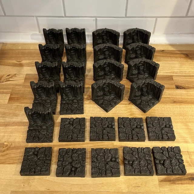 Dwarven Forge Standard Cavern Set Floors and Walls D&D Tiles Terrain - GT5-1 Dwarven Forge Standard Cavern Set Floors and Walls D&D Tiles Terrain - GT5-1