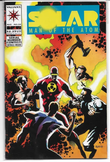 SOLAR MAN OF THE ATOM #24 - 1993  Valiant Comics