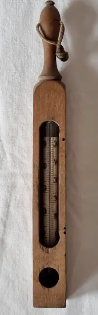 D0168 🅿 Seltenes antikes Badethermometer um 1870 Reaumur & Celsius - 24,0 cm
