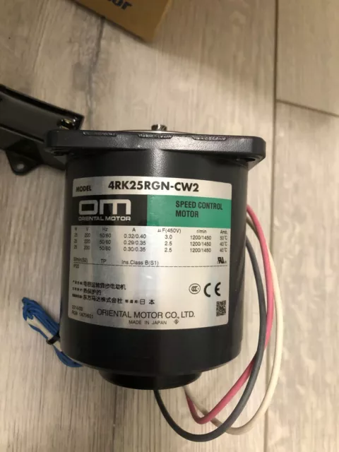 Oriental 4Rk25Rgn-Cw2 Speed Control Motor