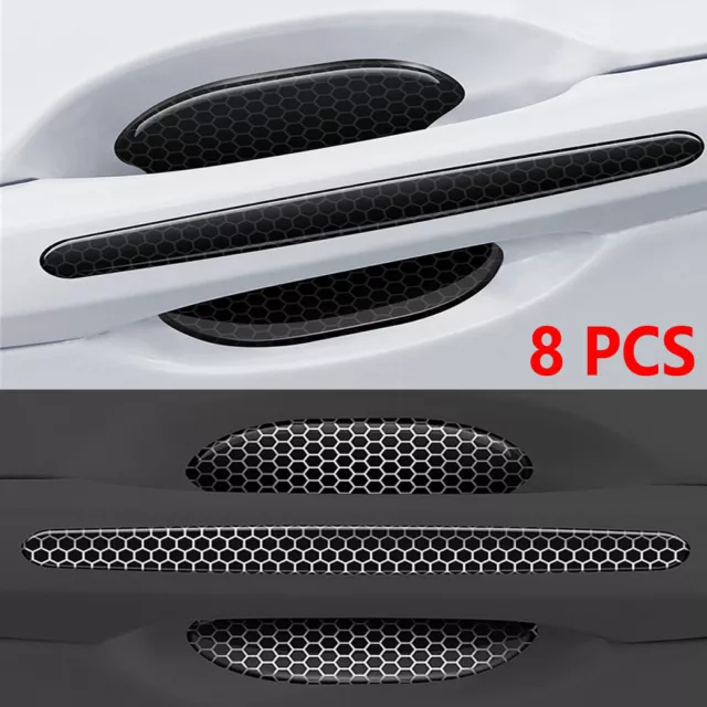 8Pcs Auto Car Door Handle Bowl Cup Scratch Protector Covers Guard Film Stickers