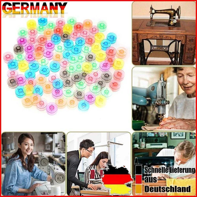 Matefielduk Nähmaschinen, Spulen aus Kunststoff, leere Spulen für Nähmaschine, U