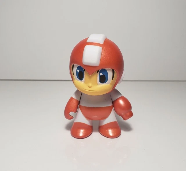 Mega Man Mini Kidrobot Action Figure 3" Metallic Red-No Box