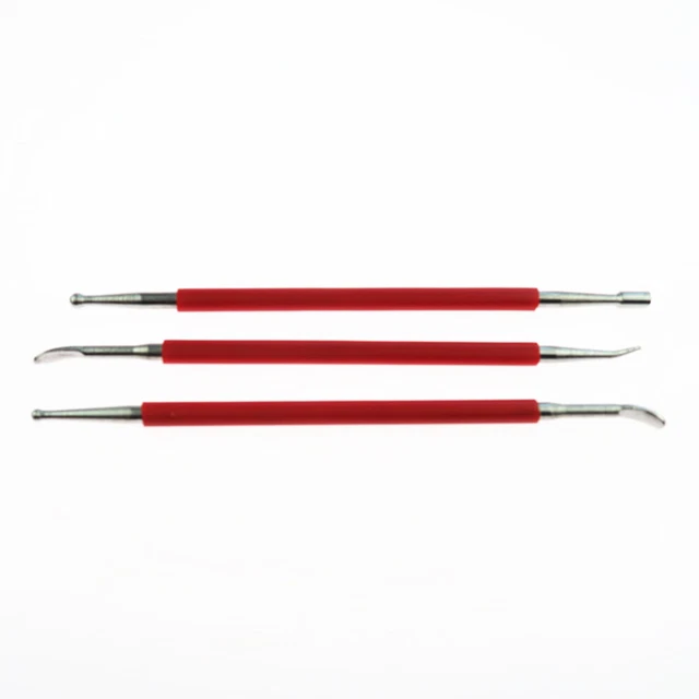 3 piezas pluma estilográfica de cerámica con lápiz óptico de línea de modelado artesanal de cuero