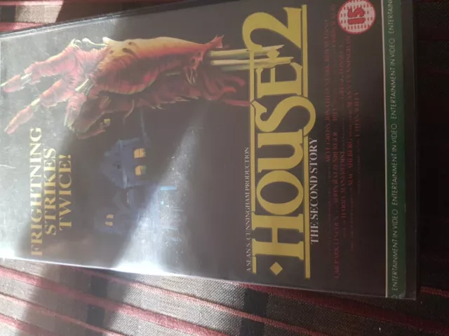 House 2 Ex Rental Horror Vhs Big Box Good Condition