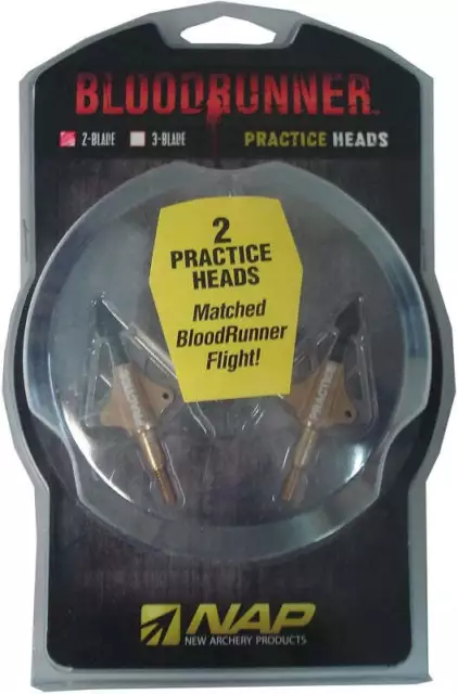 NAP Bloodrunner 2 Blade PRACTICE HEADS 100g 2 Pack