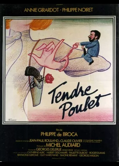 affiche du film TENDRE POULET 40x60 cm