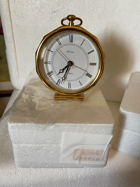Sveglia Vintage Eloma Germany Anni 80 Nuova In Box+Orologio Portafoglio Breil