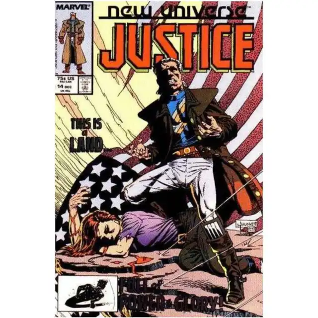 Justice (1986 series) #14 in Very Fine condition. Marvel comics [x