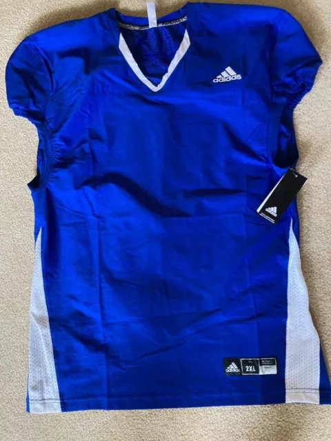 Adidas Practice Football Jersey Men's 2XL Blue NWT