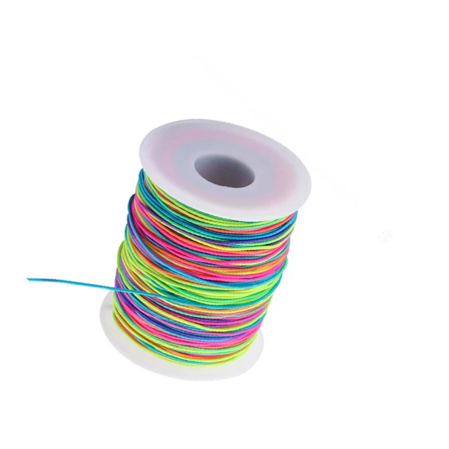 Ropa de coser banda elástica colorido cable de extensión hilo elástico