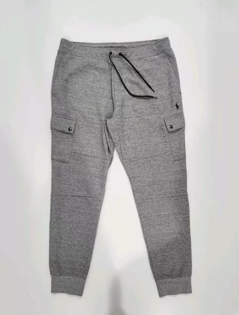 Polo Ralph Lauren Men’s Double Knit Jogger Cargo Pants Gray Size XL New no tags