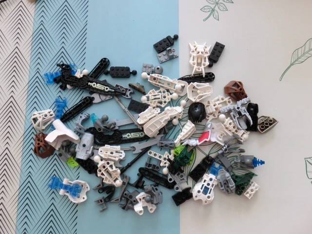 LEGO  lot occasion de Pieces  Bionicle heroesvrac et 40 repertorieés