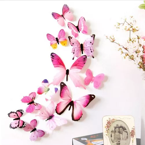 ORIGINALIA - Adhesivos 3D Decorativos de Pared MARIPOSAS - Agrupo Envíos