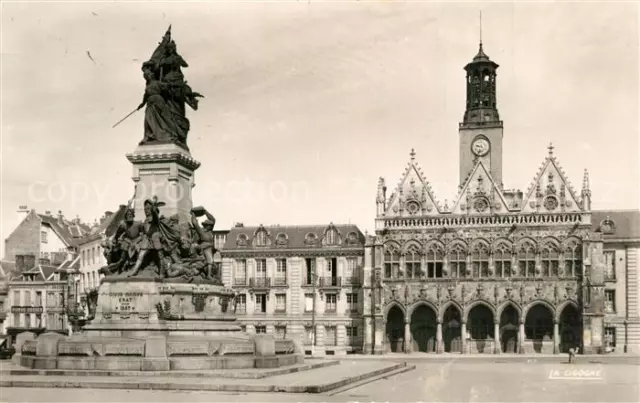 13534832 Saint-Quentin_02_Aisne Monument de la Defense et Hotel de Ville