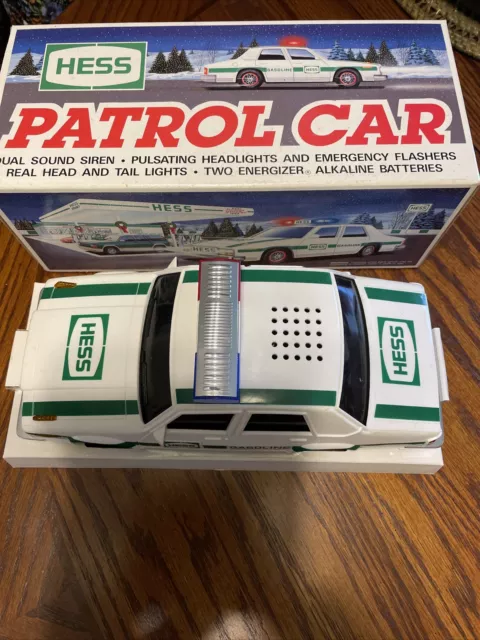 1993 Hess Truck PATROL CAR - New in the Original Box 