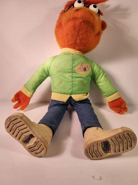 THE MUPPETS SHOW Used 1978 Vintage 16" Scooter Plush Doll by Jim Henson 2
