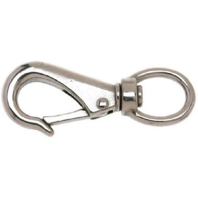 Campbell T7631434 Rigid Quick Snap, Stainless Steel, Polished, 3/4" Round Eye,