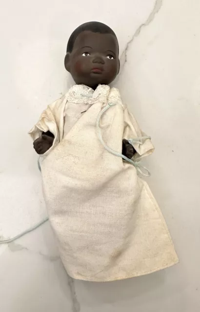 B. Shackman & Co African American Porcelain Jointed Doll