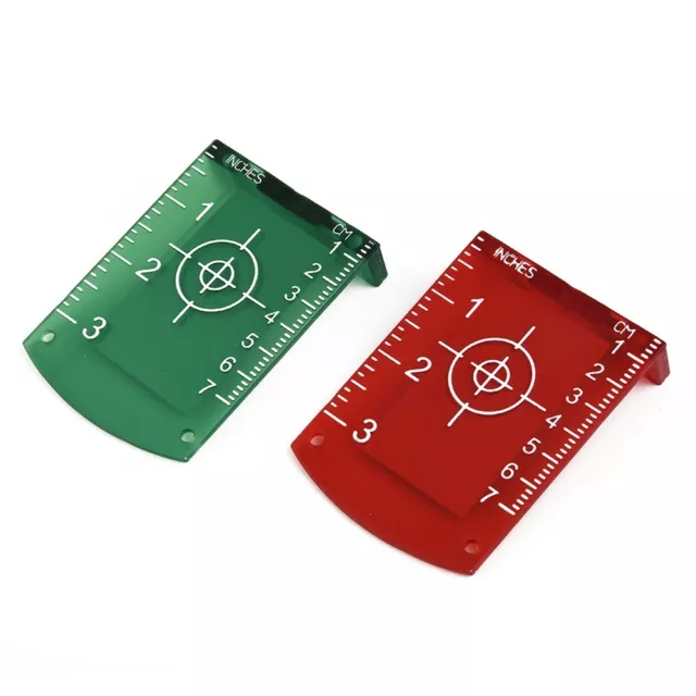 Precise Targeting 10x7cm Lase Target Card Plate for All Red Beam Levels
