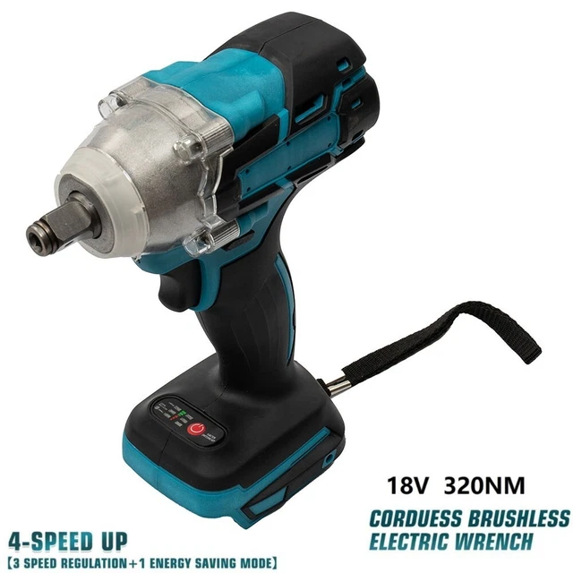 1/2inch Cordless Brushless Impact Wrench For Makita Battery DTW285Z 320N.m 18V