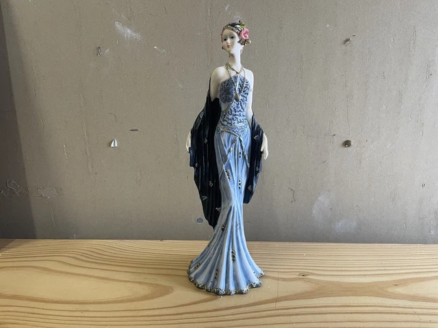 Vintage Shudehill elegante Damenfigur 31 cm groß atemberaubend! Art Deco