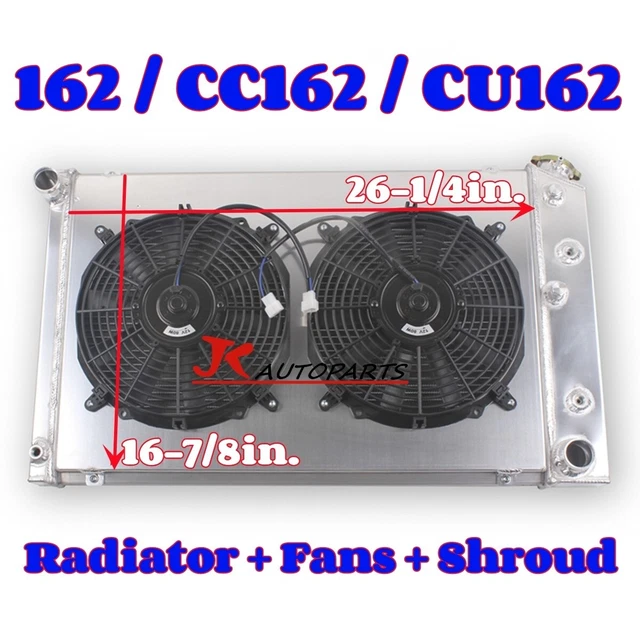 3 Rows Aluminum Radiator Fan Shroud 1969-1981 Chevy Camaro/1978-1987 El Camino