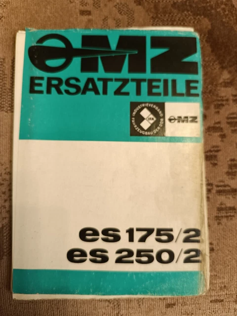 MZ ES 175/2 250/2 Ersatzteilliste Original Ausgabe 1970