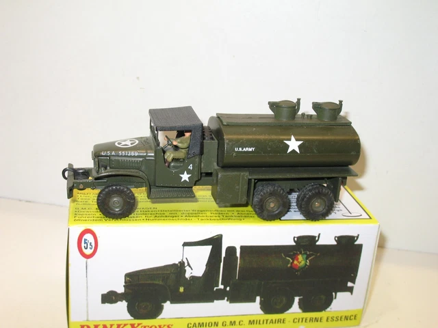 DINKY TOYS Camion GMC citerne militaire armée francaise 2 iem dB leclerc f