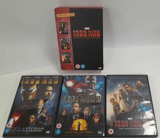 MARVEL IRON MAN 3 Movie Collection DVD Boxset E9 G260 6 95 PicClick UK MARVEL IRON MAN 3 Movie Collection DVD Boxset E9 G260 6 95 PicClick UK