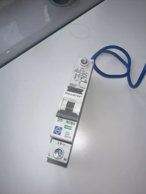 Lewden RCBO 6/30/SPA B6 6A 30mA RCBO